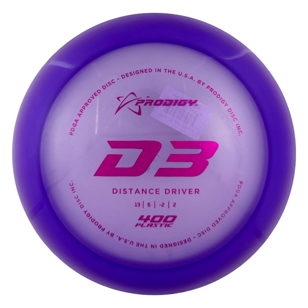 Prodigy D3 400 Disc Golf Warehouse