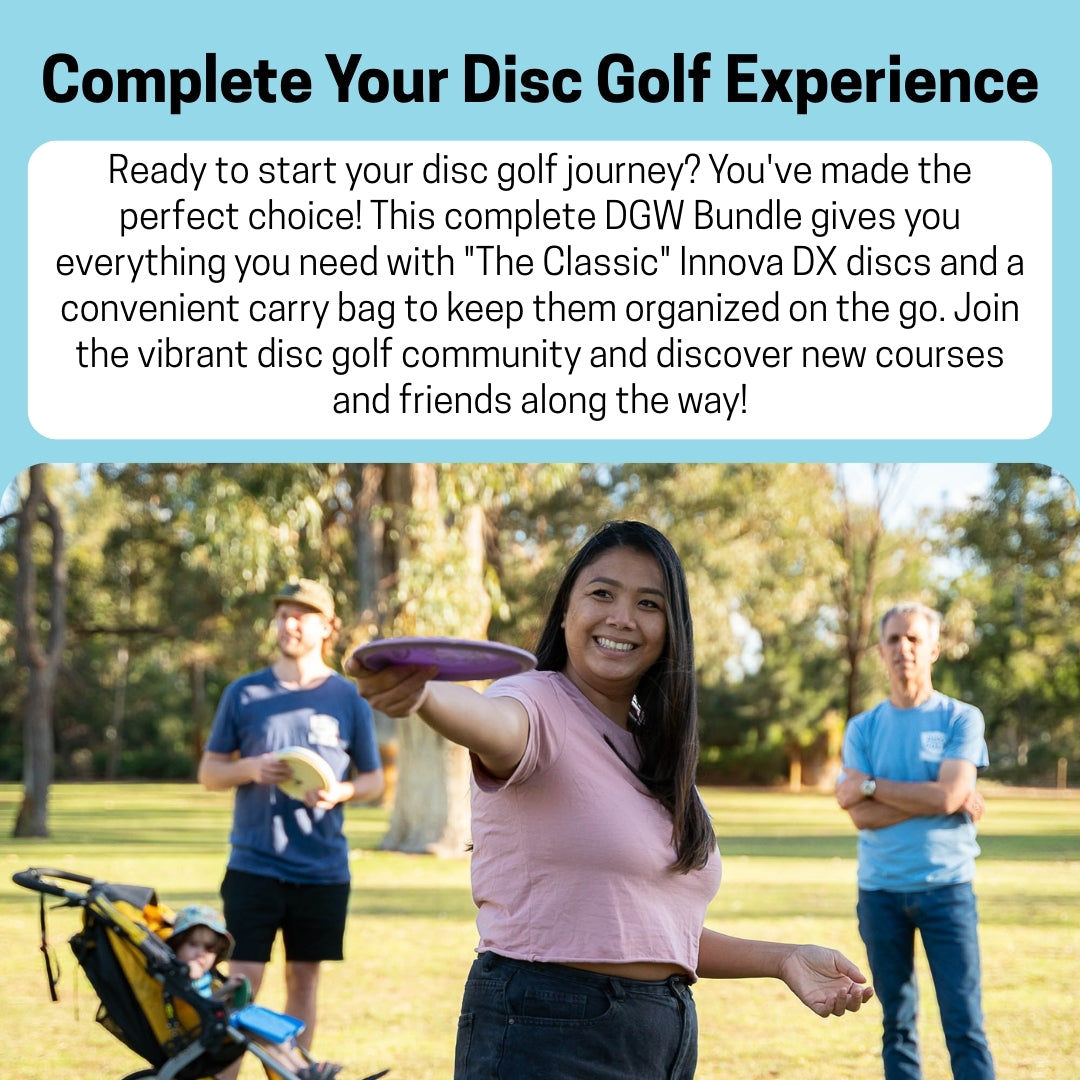DGW Starter Bag Innova Disc Golf Starter Set