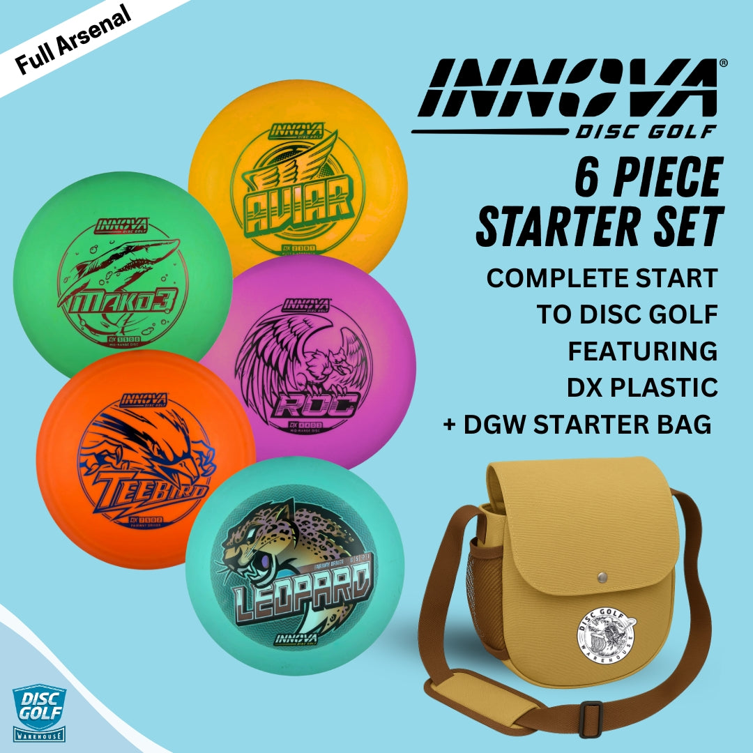 DGW Deluxe 6 Piece Innova Disc Golf Starter Set