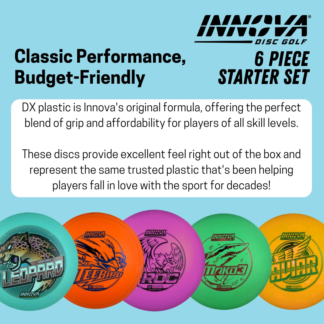 DGW Deluxe 6 Piece Innova Disc Golf Starter Set