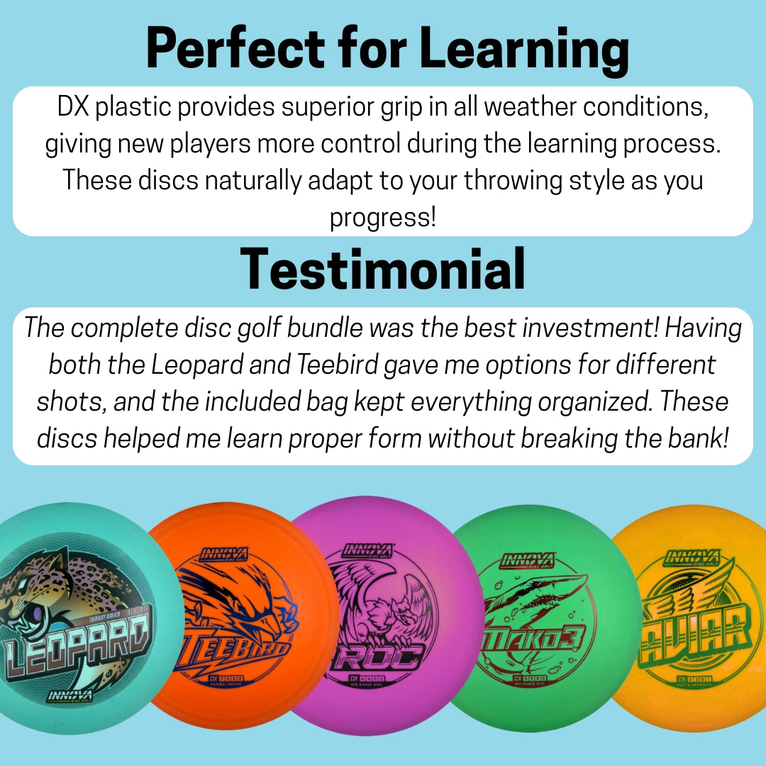 DGW Deluxe 6 Piece Innova Disc Golf Starter Set