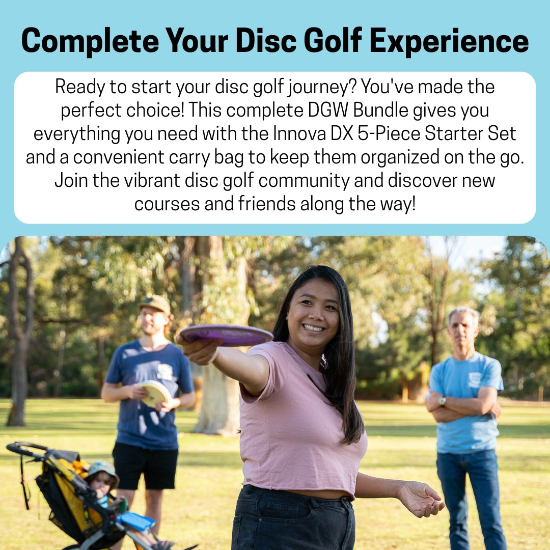 DGW Deluxe 6 Piece Innova Disc Golf Starter Set