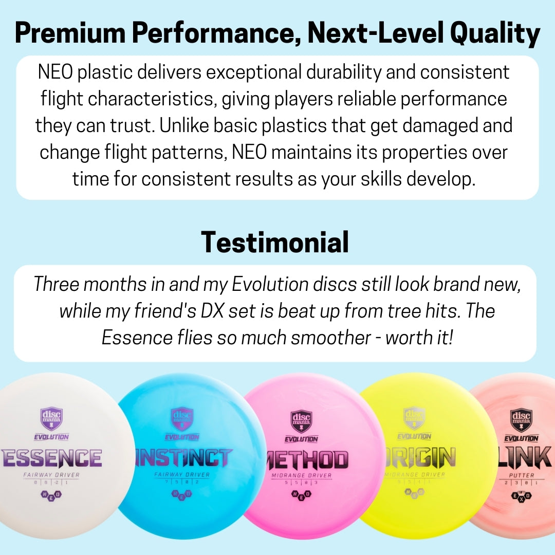 Discmania Evolution 5 Piece Disc Golf Starter Set