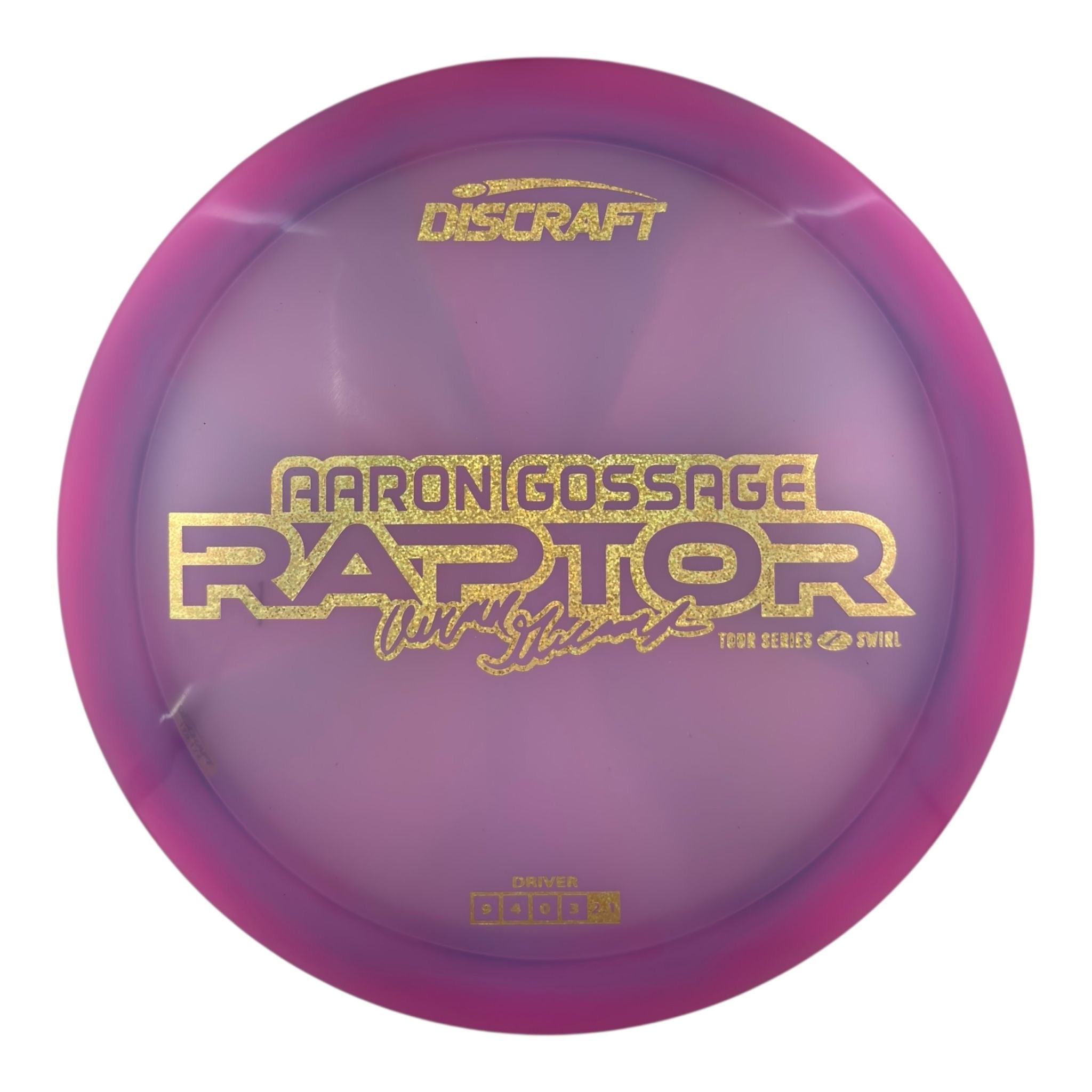 Discraft Raptor - Z Swirl Plastic - Aaron Gossage 2025 Tour Series
