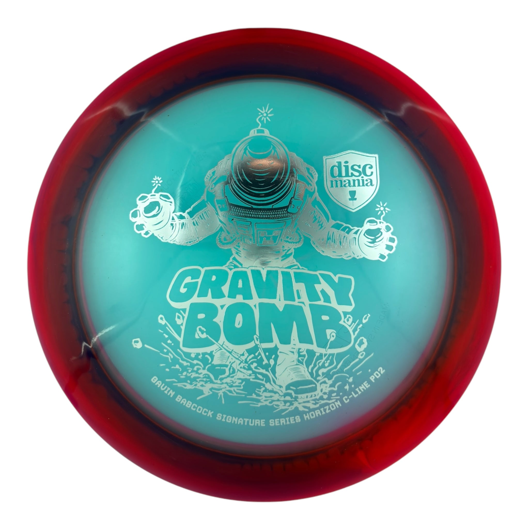 Discmania PD2 - Gravit Bomb - C Line Glow Horizon - Gavin Babcock Signiture Series