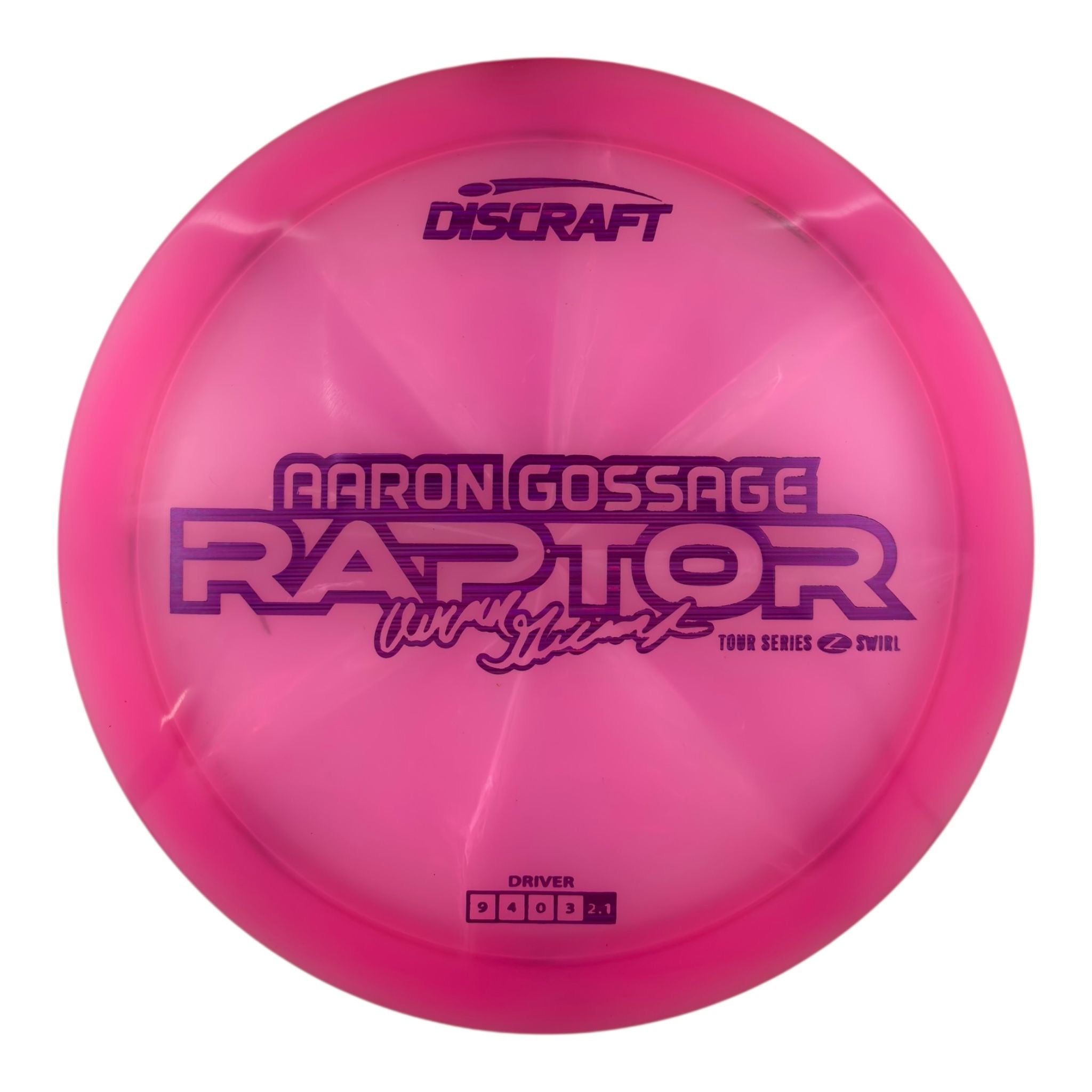 Discraft Raptor - Z Swirl Plastic - Aaron Gossage 2025 Tour Series
