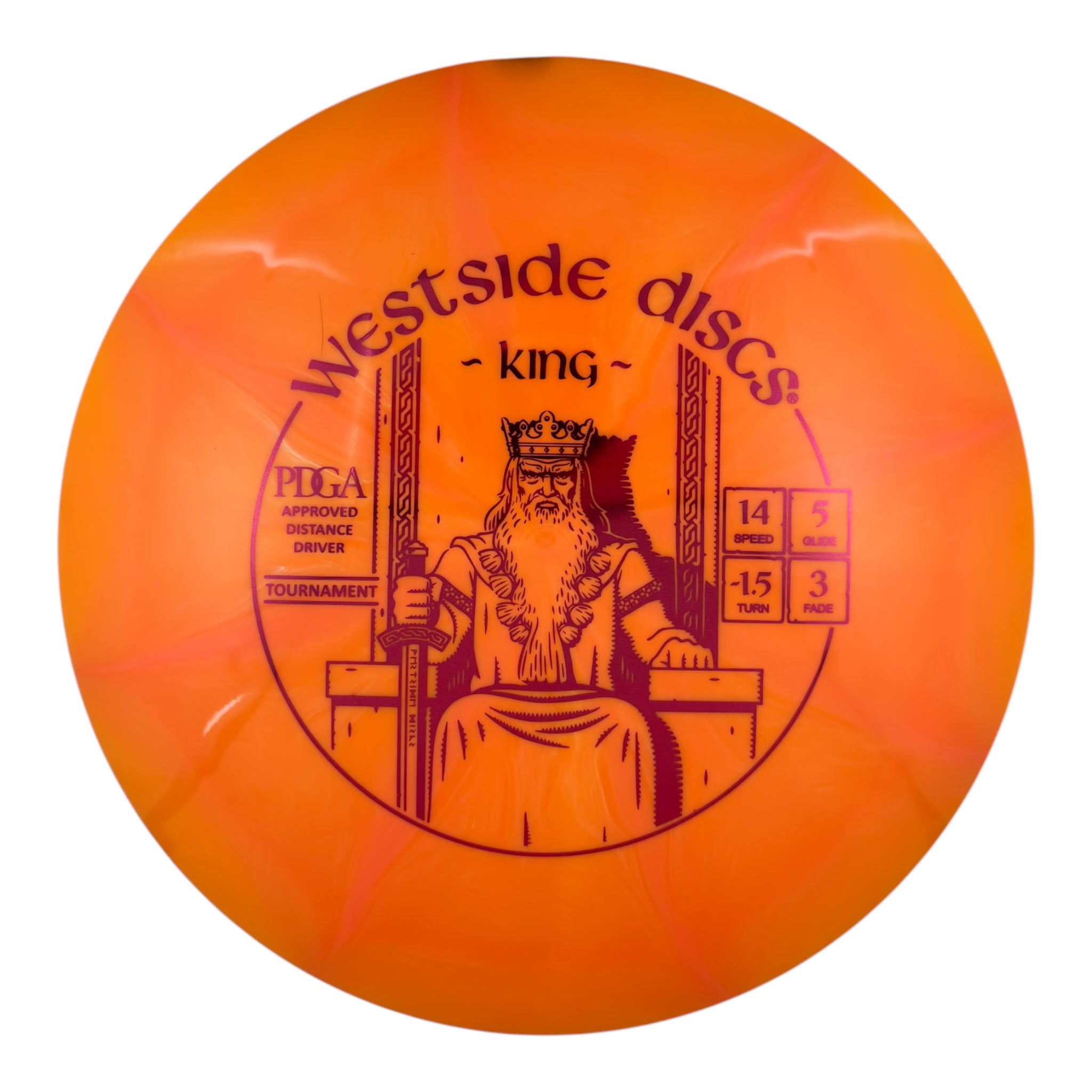 Westside Discs King - Tournament Burst Plastic