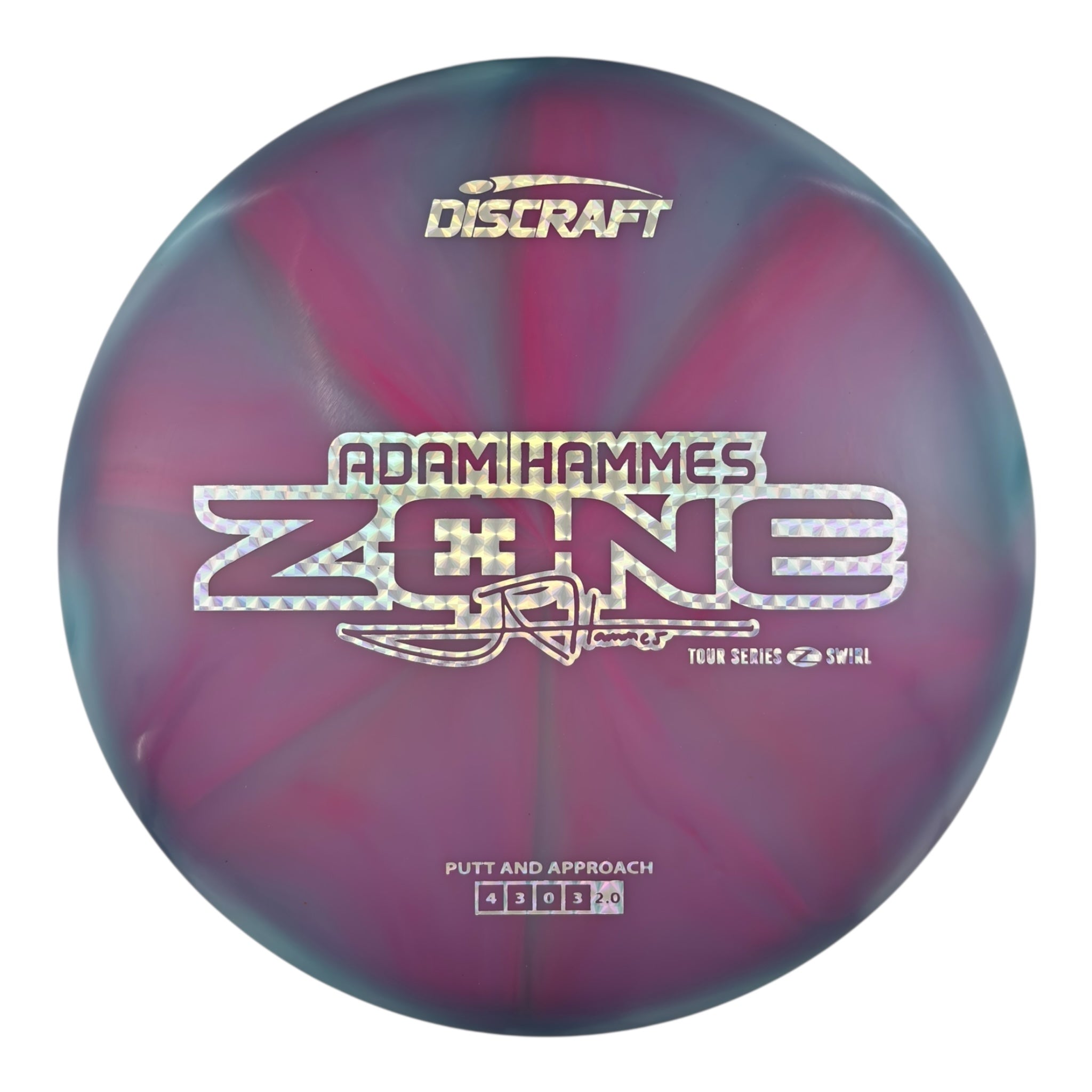 Discraft Zone - Z Swirl Plastic - Adam Hammes 2025 Tour Series