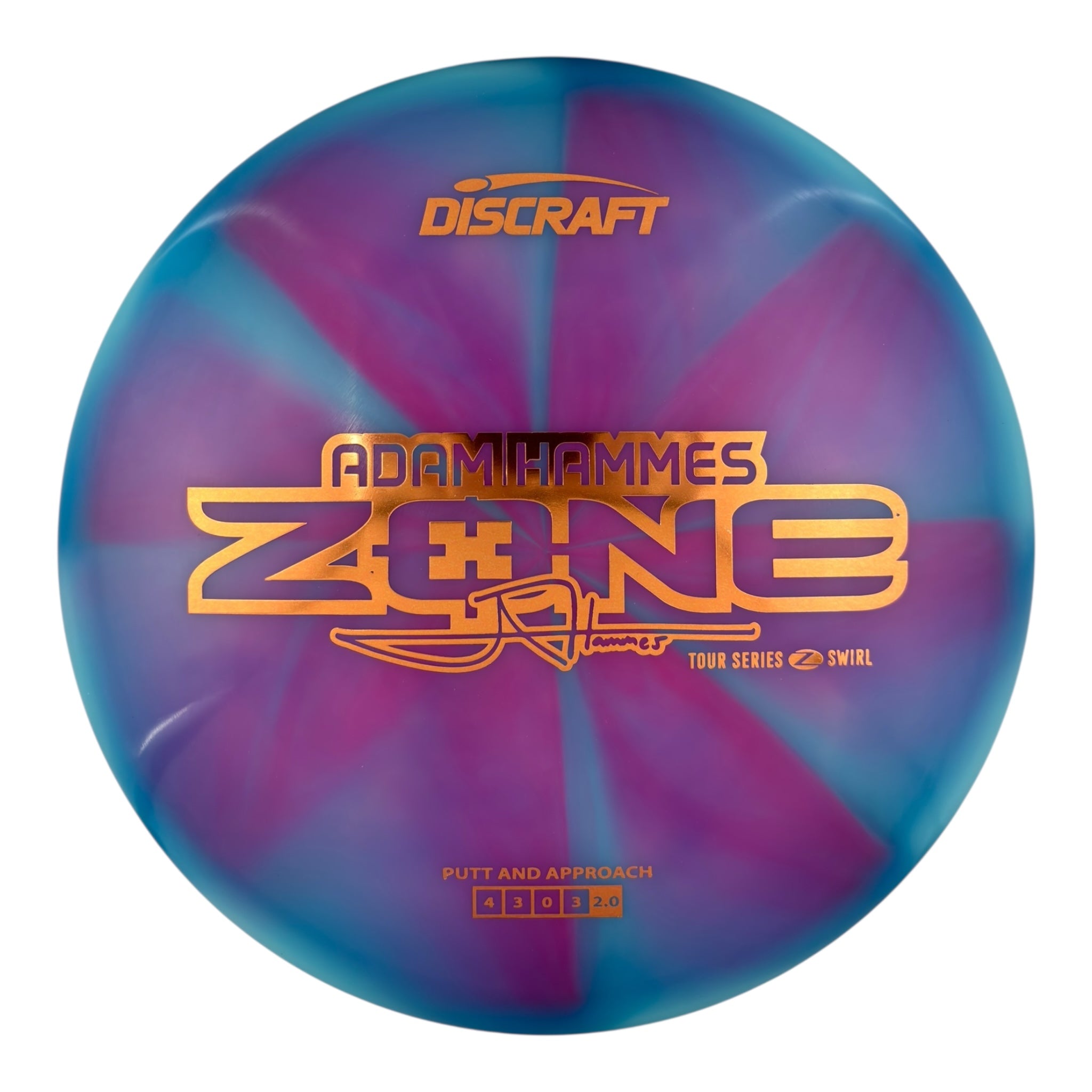 Discraft Zone - Z Swirl Plastic - Adam Hammes 2025 Tour Series