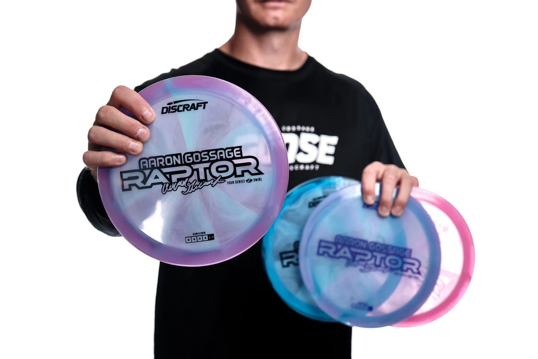 Discraft Raptor - Z Swirl Plastic - Aaron Gossage 2025 Tour Series