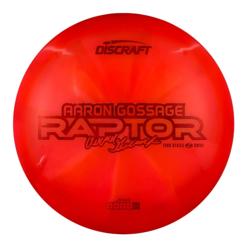 Discraft Raptor - Z Swirl Plastic - Aaron Gossage 2025 Tour Series