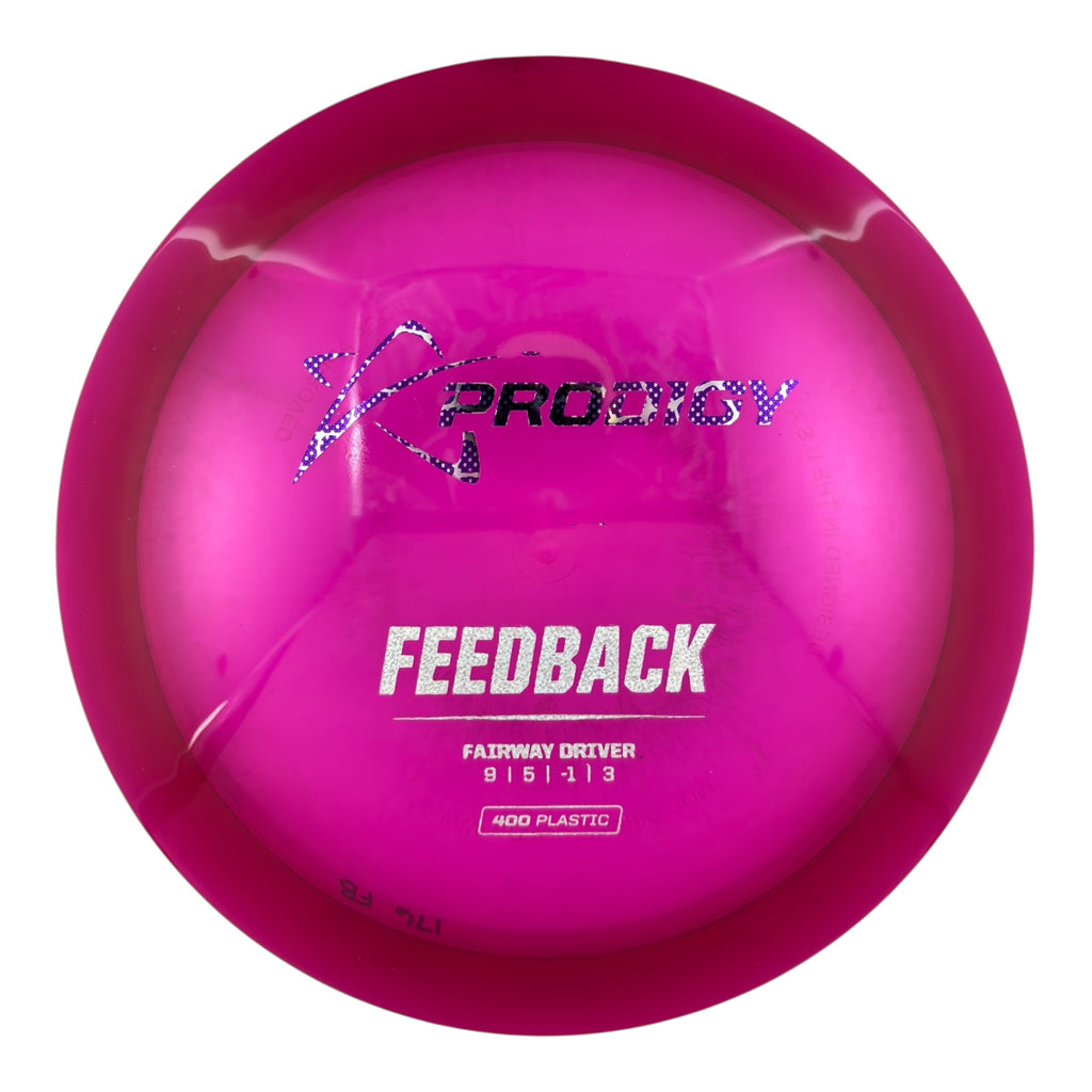 Disque De Golf Prodigy 400 FEEDBACK OS, Fairway Driver 176g, Jaune