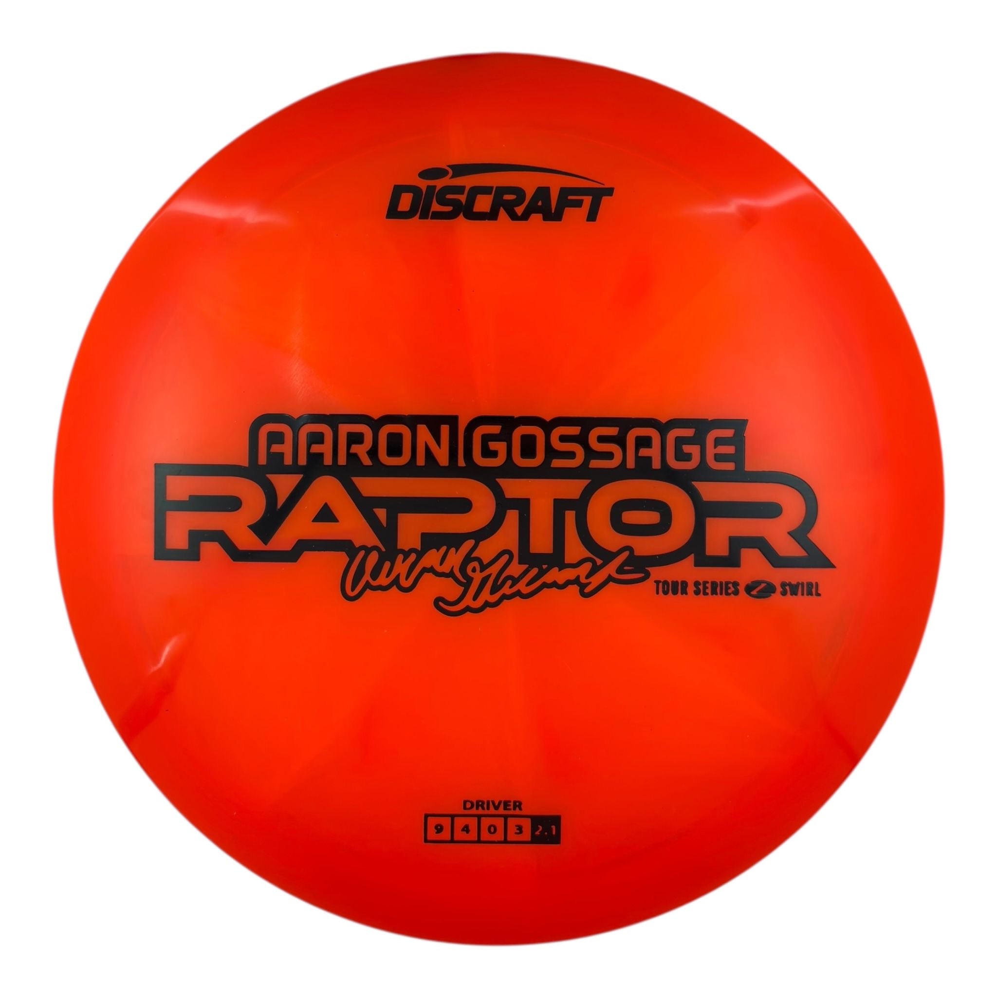 Discraft Raptor - Z Swirl Plastic - Aaron Gossage 2025 Tour Series