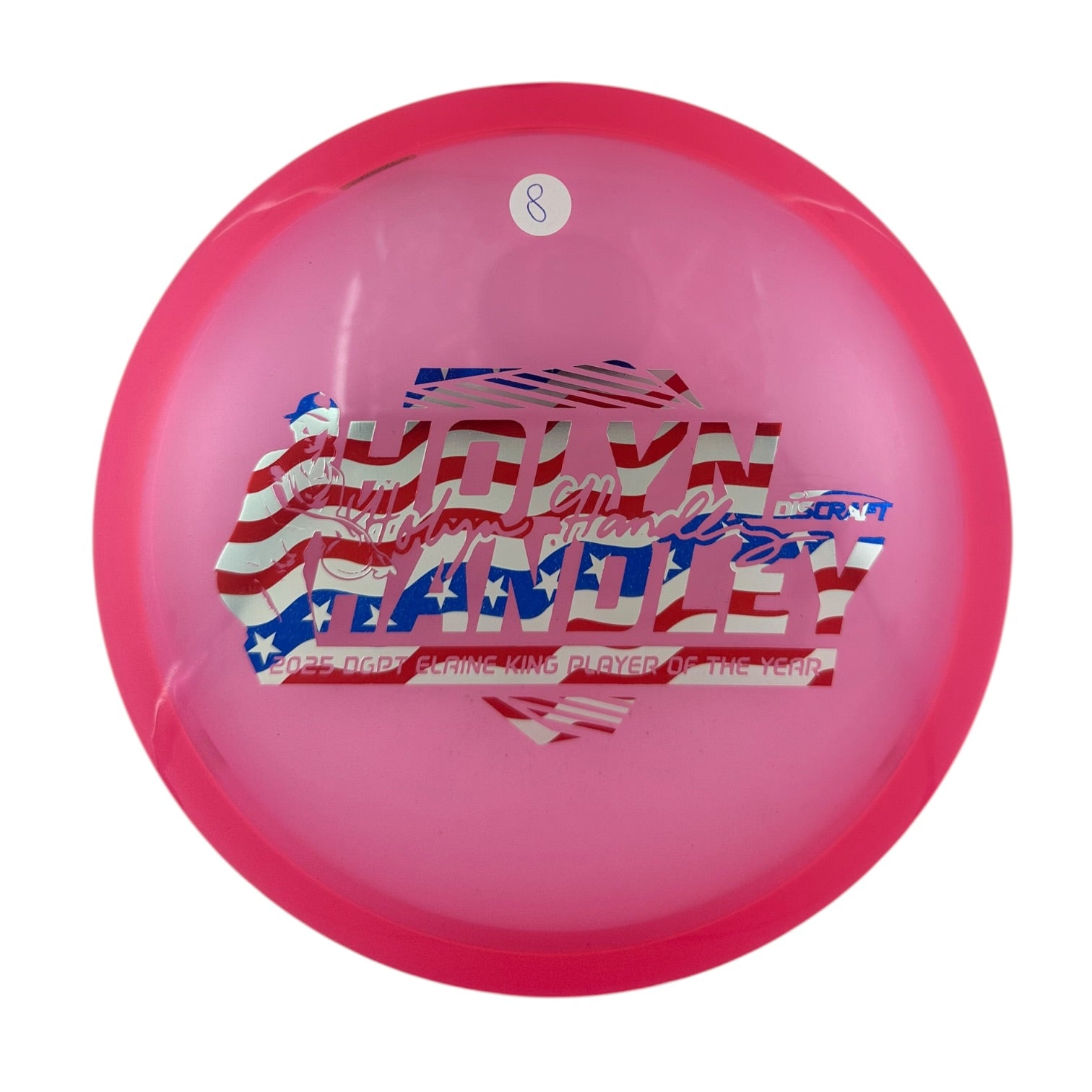 Discraft Zone SS -CryZtal Plastic - Holyn Handley 2025 Player Of The Year
