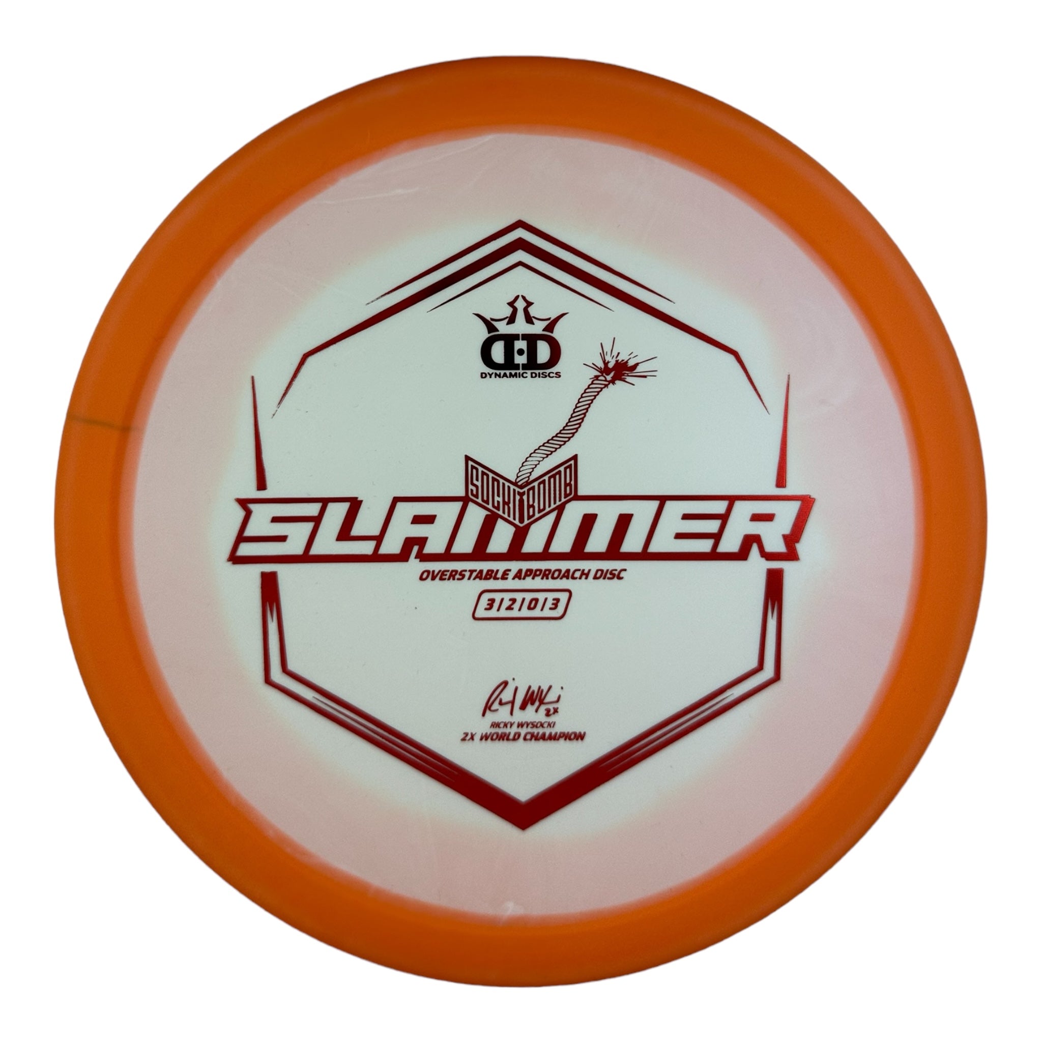 Dynamic Discs Sockibomb Slammer - Classic Supreme Orbit Ignite Stamp
