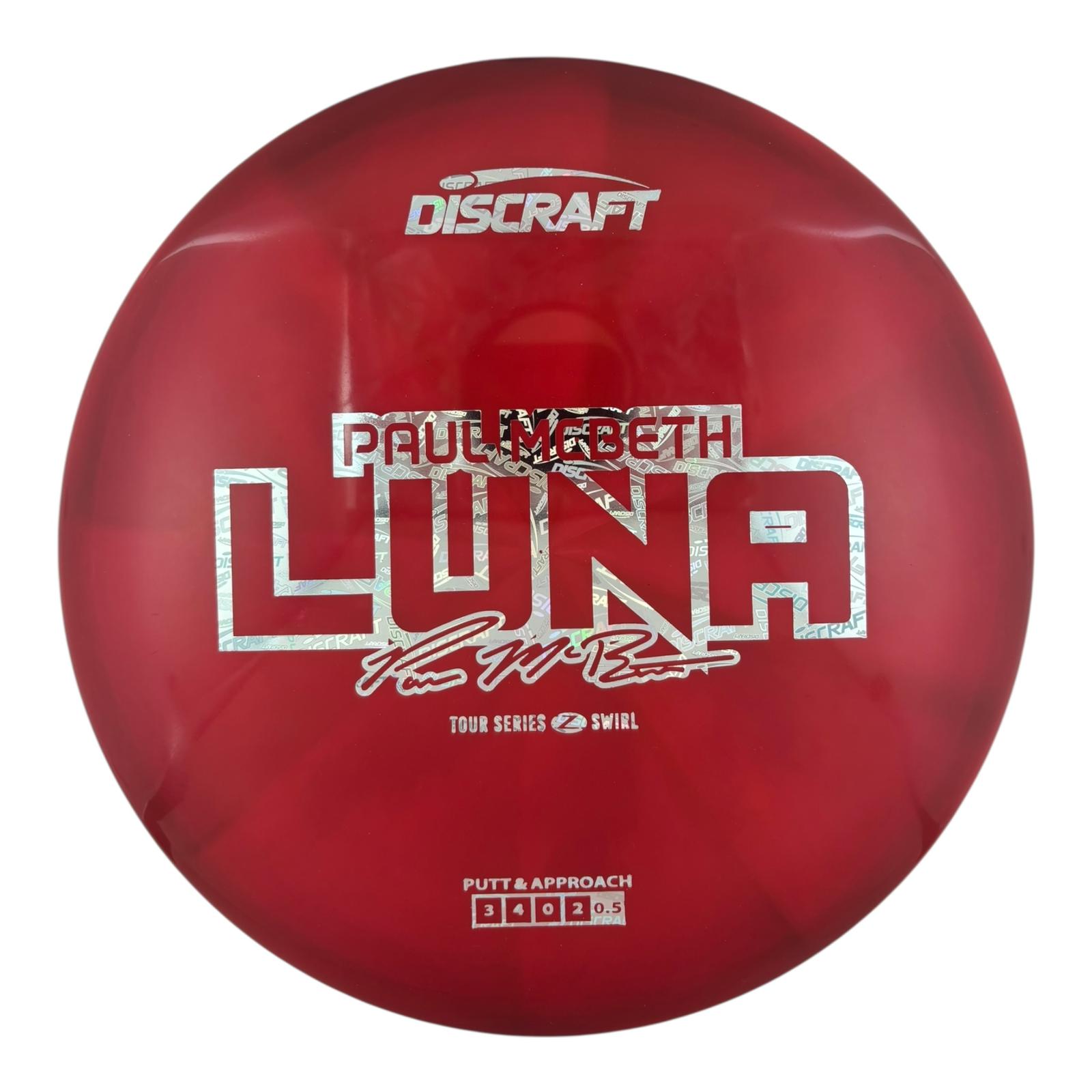 Discraft Luna - Z Swirl Plastic - Paul McBeth 2025 Tour Series