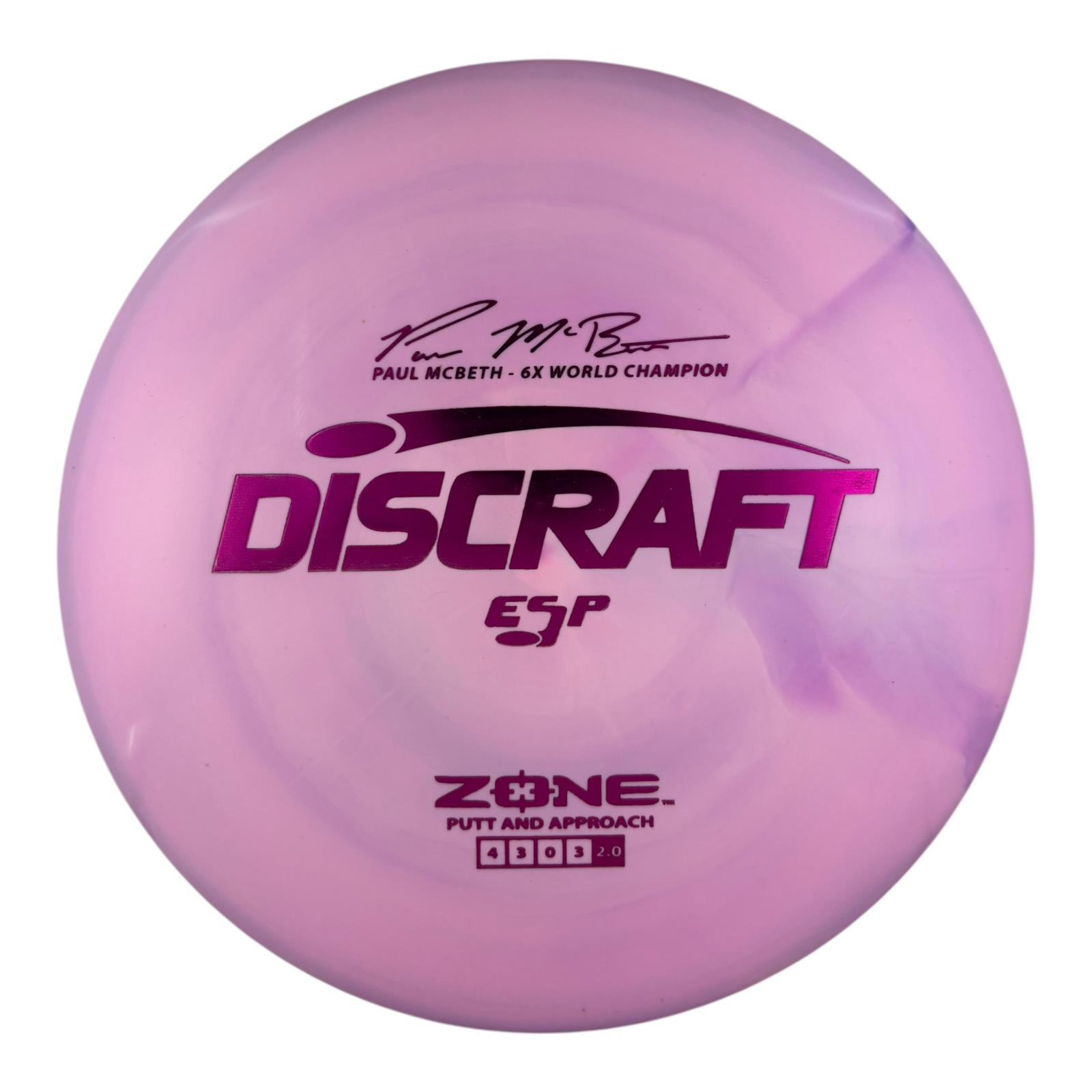 Discraft Zone - ESP Paul McBeth Signiture 6X