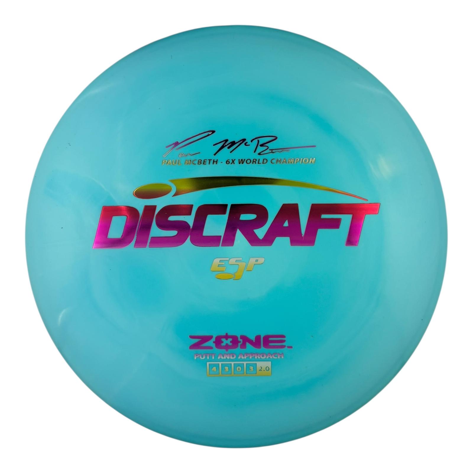 Discraft Zone - ESP Paul McBeth Signiture 6X