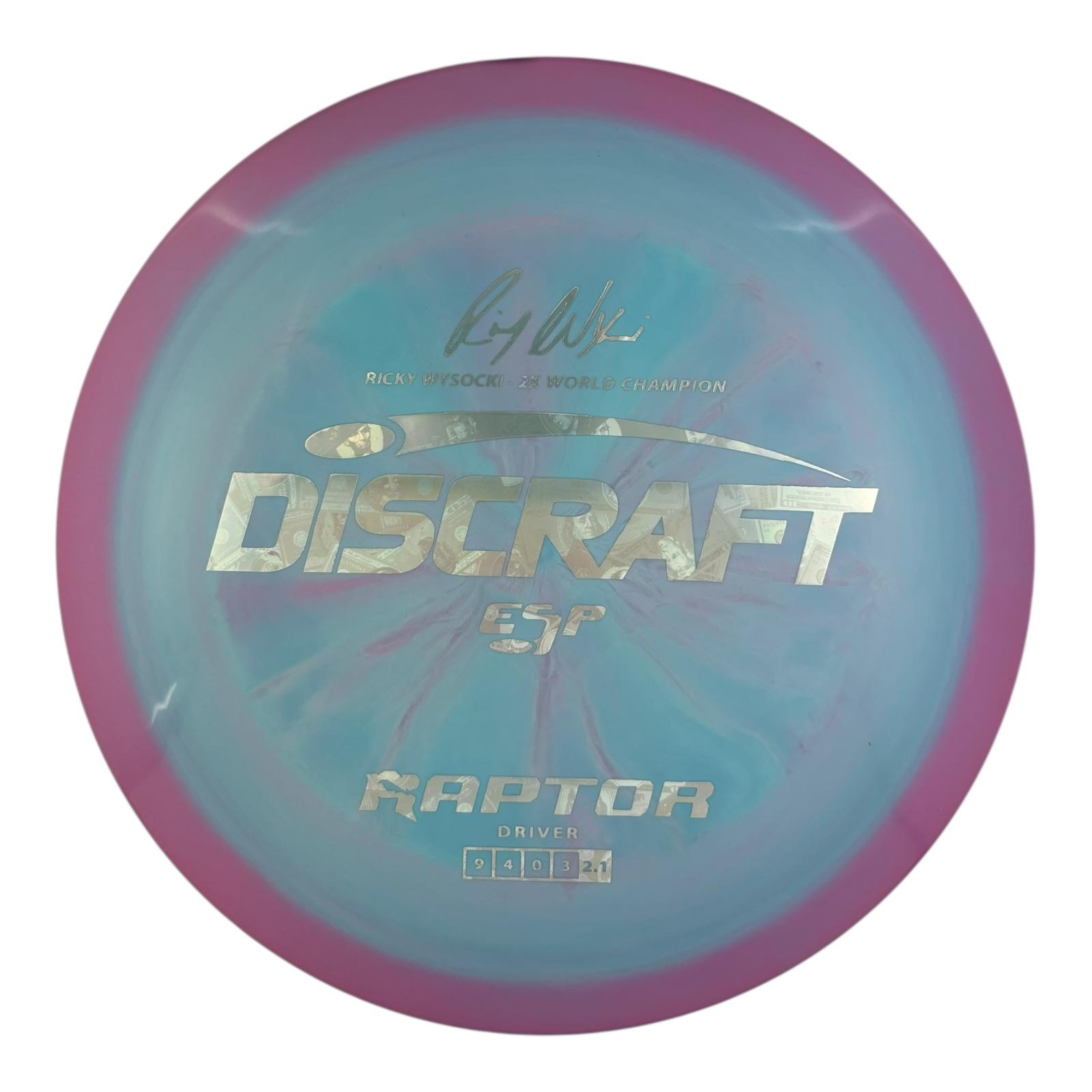 Discraft Raptor - ESP Plastic - Ricky Wysocki Signature