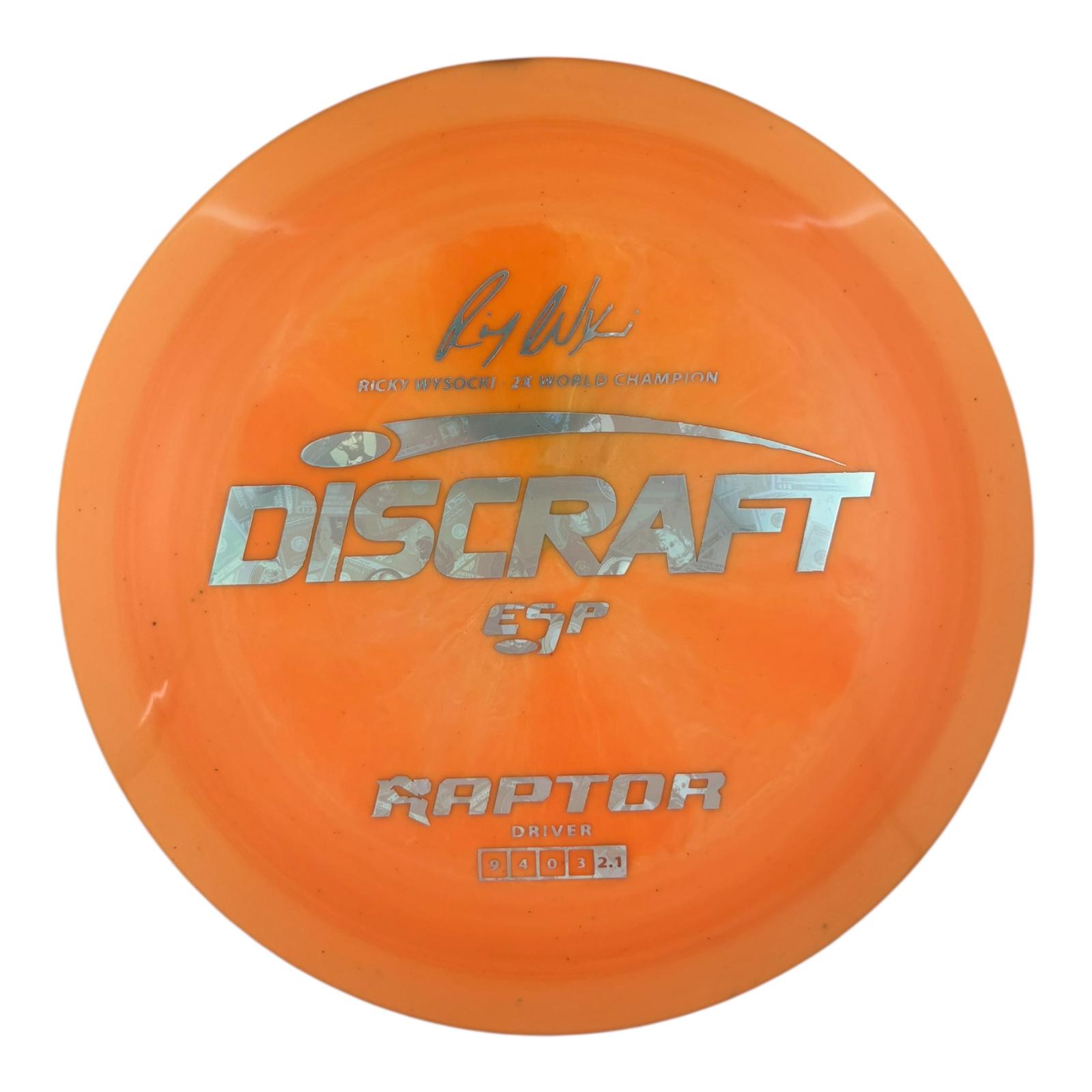 Discraft Raptor - ESP Plastic - Ricky Wysocki Signature