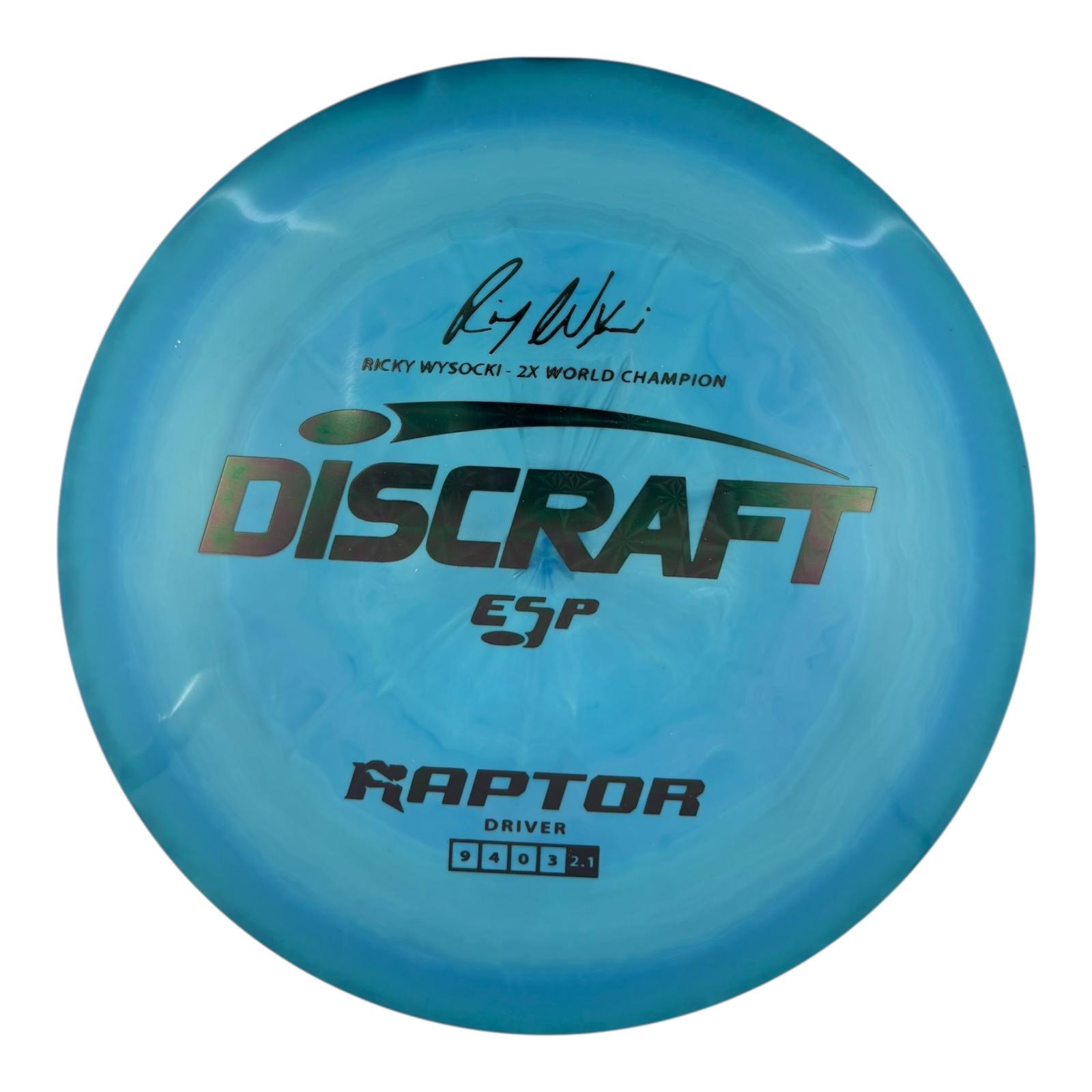 Discraft Raptor - ESP Plastic - Ricky Wysocki Signature