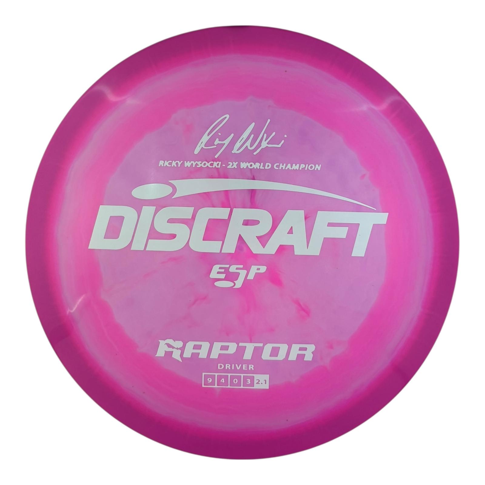 Discraft Raptor - ESP Plastic - Ricky Wysocki Signature