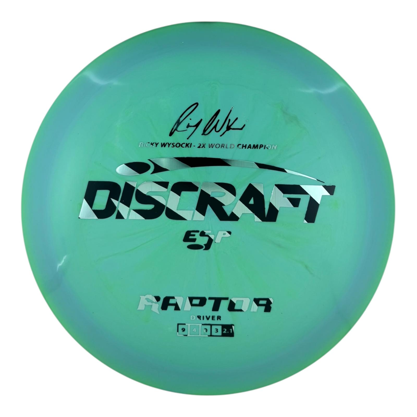 Discraft Raptor - ESP Plastic - Ricky Wysocki Signature