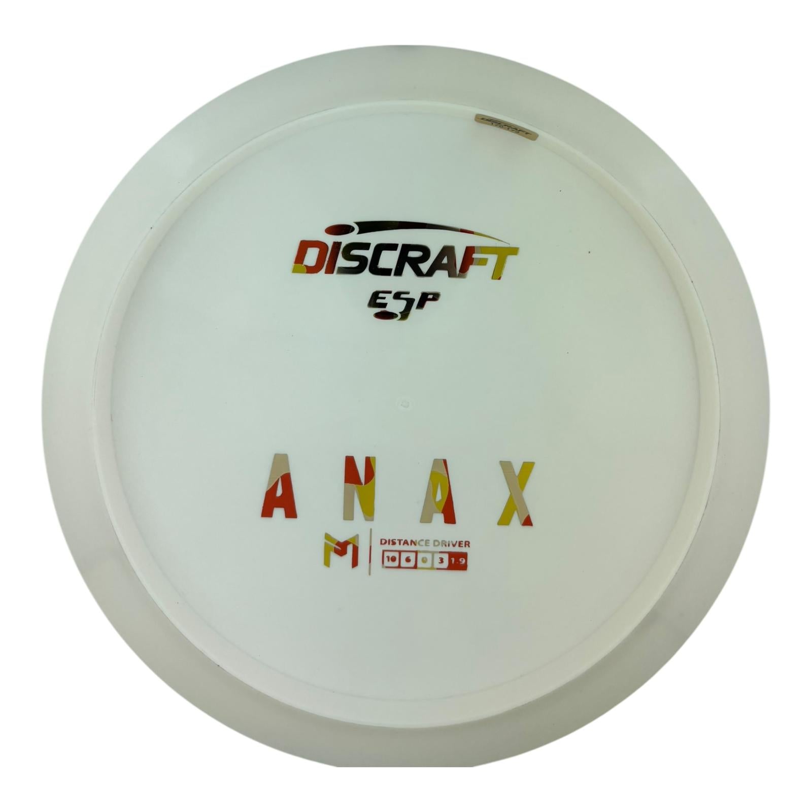 Discraft Anax - ESP Pure White Bottom Stamp