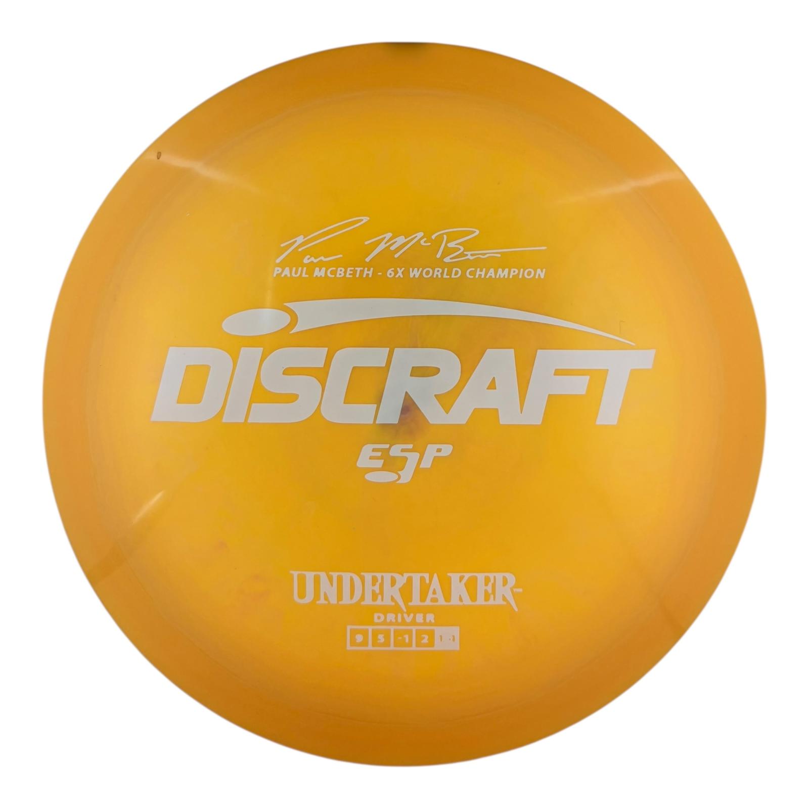 Discraft Undertaker - ESP Plastic - Paul McBeth Signature