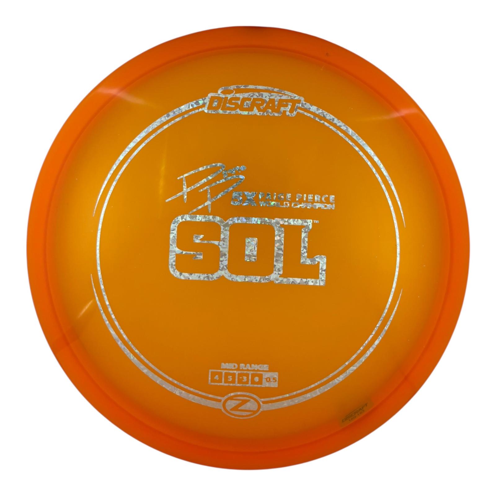 Discraft Sol - Z Plastic - Paige Pierce Signature