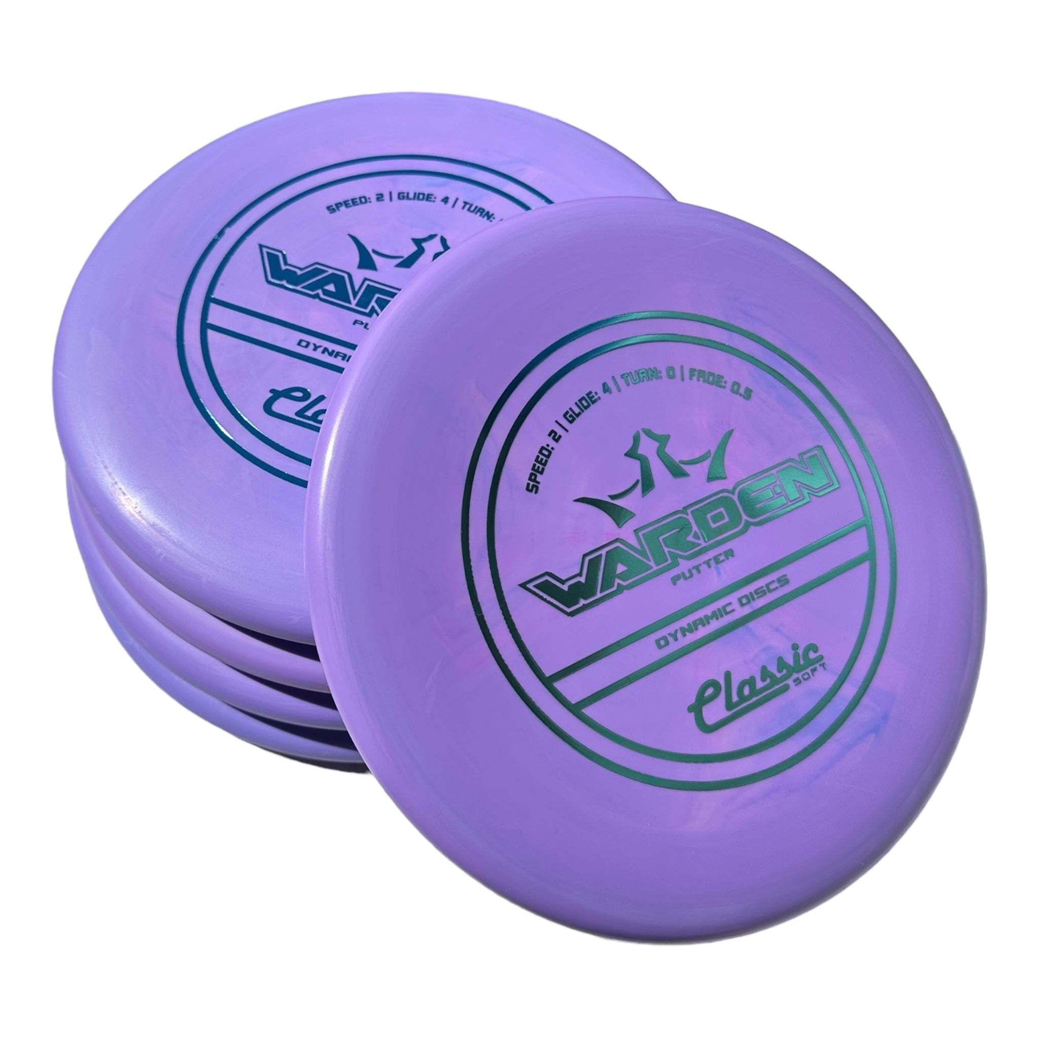 Putter Bundle 5 Pack Dynamic Discs Warden - Classic Soft