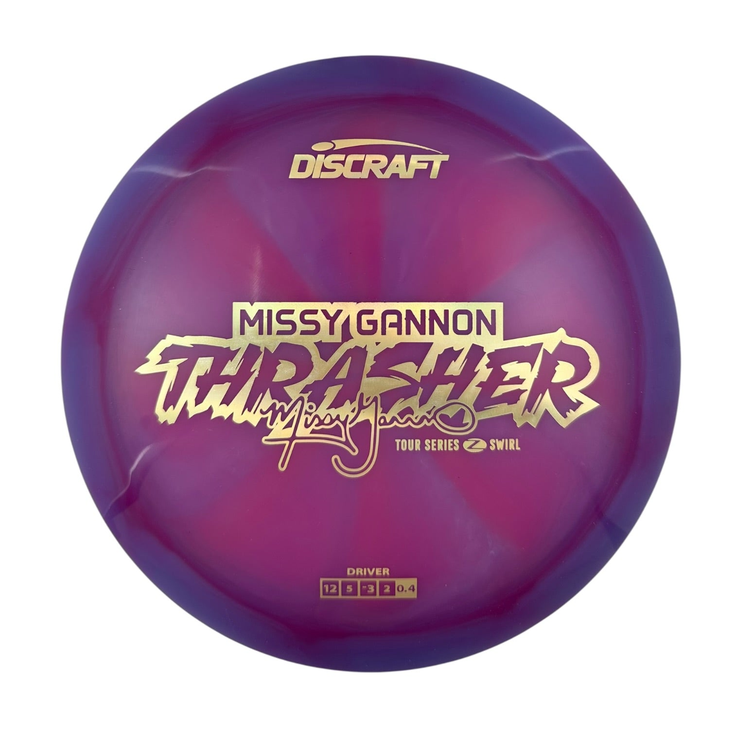 Discraft Thrasher - Z Swirl Plastic - Missy Gannon 2025 Tour Series