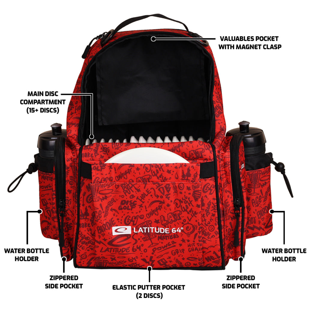 Latitude 65 Swift Backpack - Disc Golf Warehouse