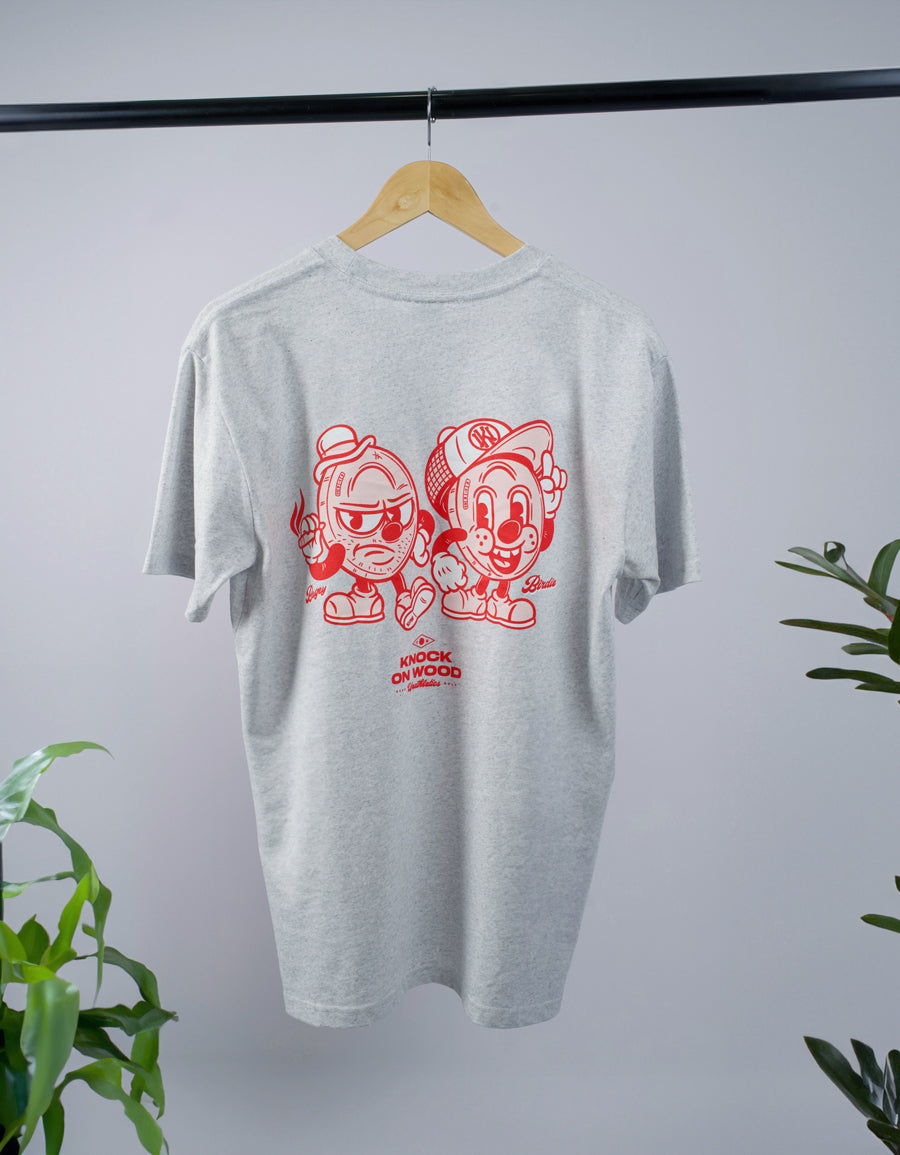 Knock On Wood Mascot Casual Tee