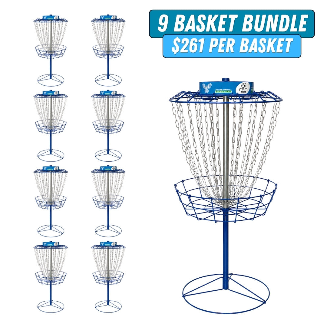 RPM DiscMate Lt Basket Bundle of 9