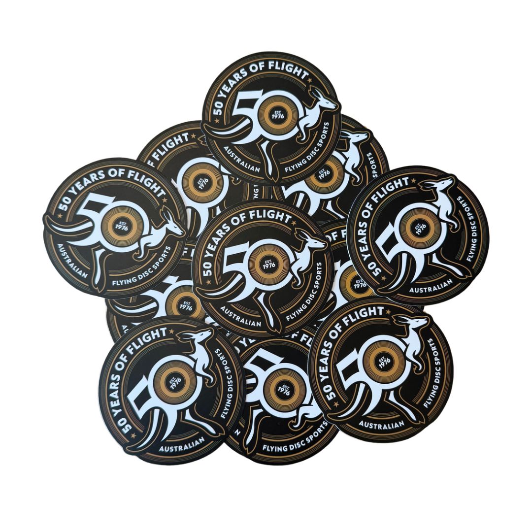 50 Years Of Flight Sticker