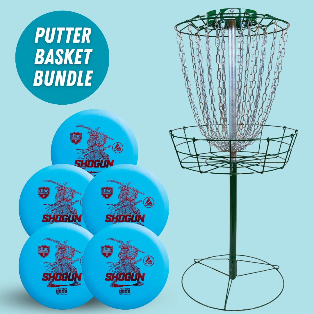 RPM DiscMate Lt Basket Portable Putting Bundle
