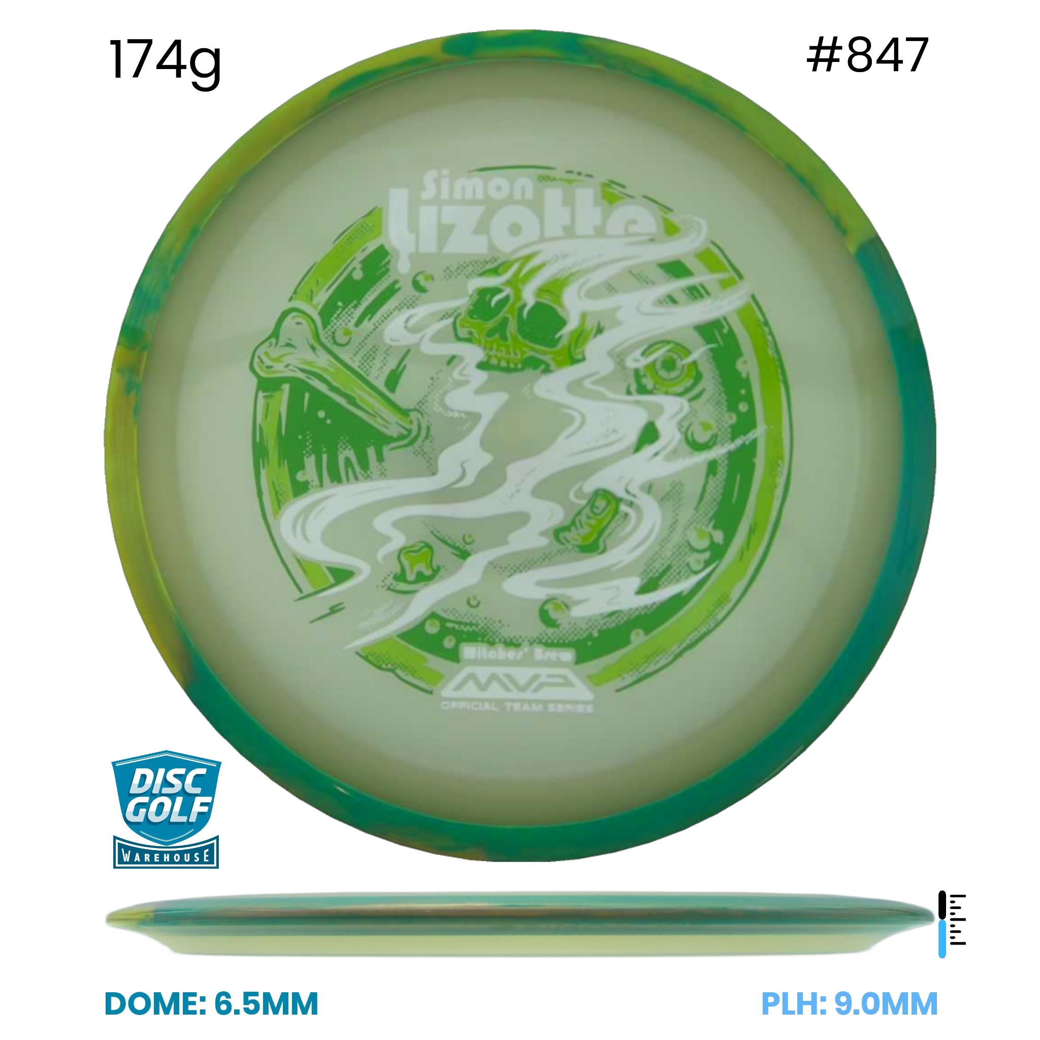 Disc Golf Warehouse Axiom Aspect - Eclipse Glow Plastic – Simon Lizotte Halloween Team Series Glow 174g