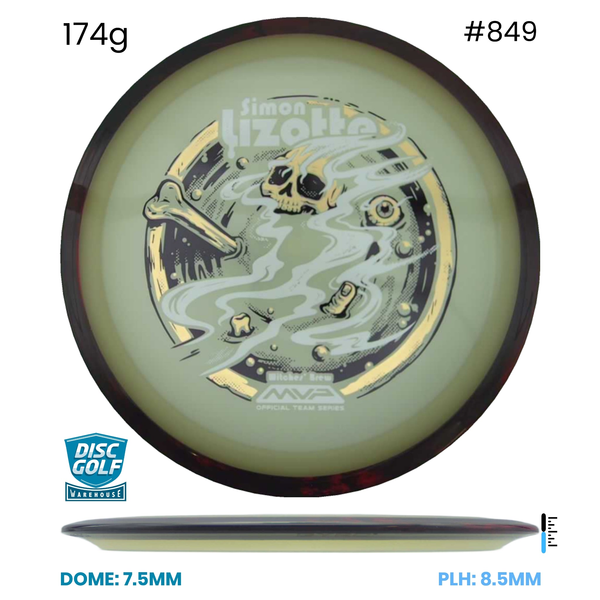 Disc Golf Warehouse Axiom Aspect - Eclipse Glow Plastic – Simon Lizotte Halloween Team Series Glow 174g