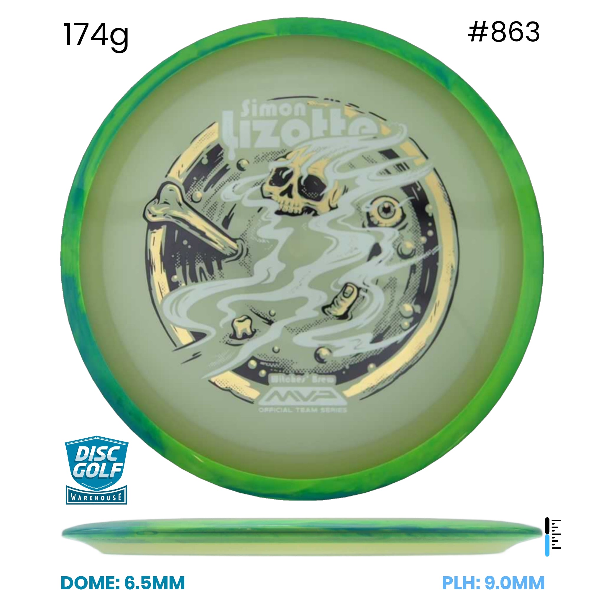 Disc Golf Warehouse Axiom Aspect - Eclipse Glow Plastic – Simon Lizotte Halloween Team Series Glow 174g