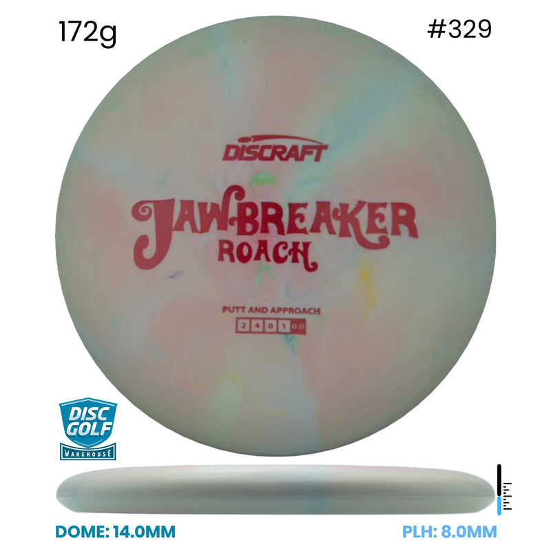 Disc Golf Warehouse Discraft Roach - Jawbreaker Cream/Red Metallic 172g