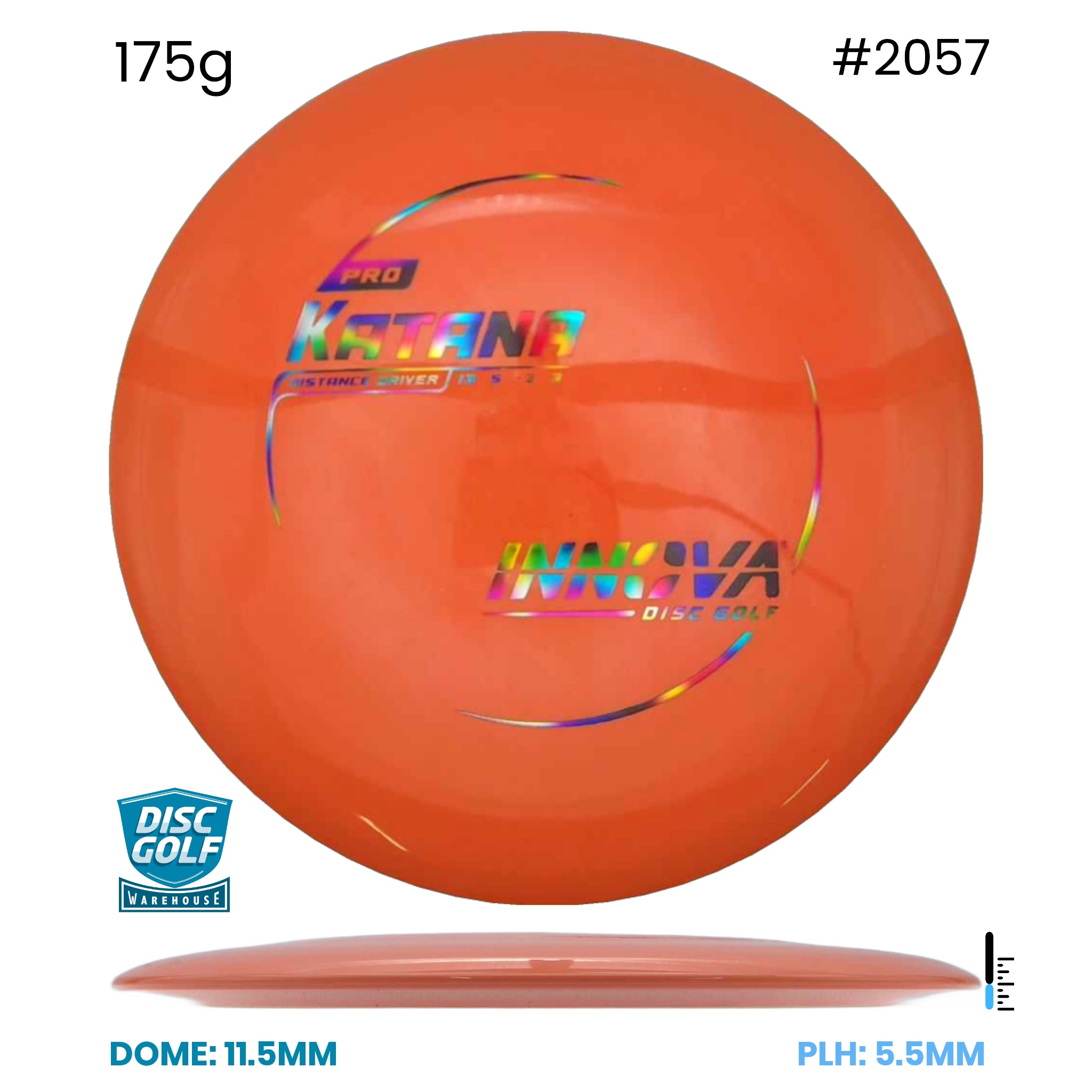 Disc Golf Warehouse Innova Katana - Pro Orange/Blue Metallic 175g