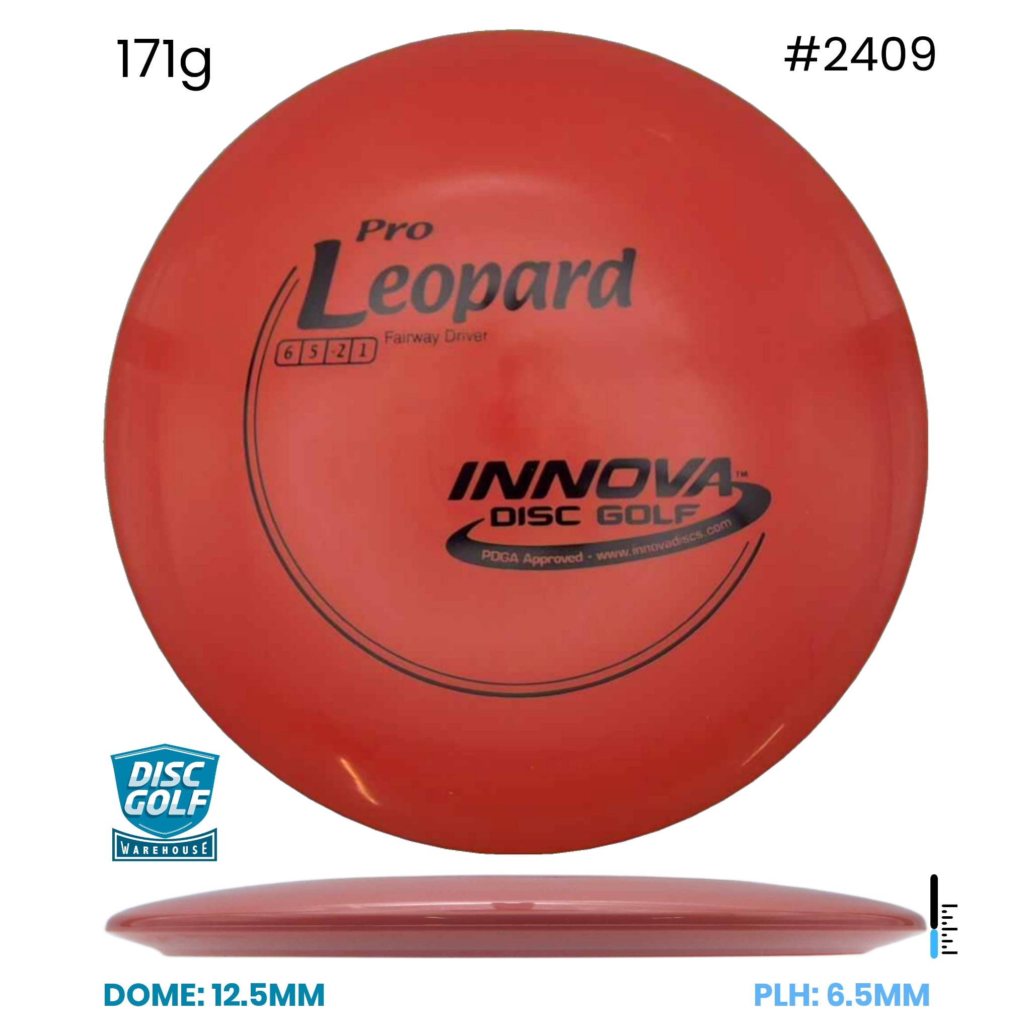 Disc Golf Warehouse Innova Leopard - Pro Orange/Black 171g