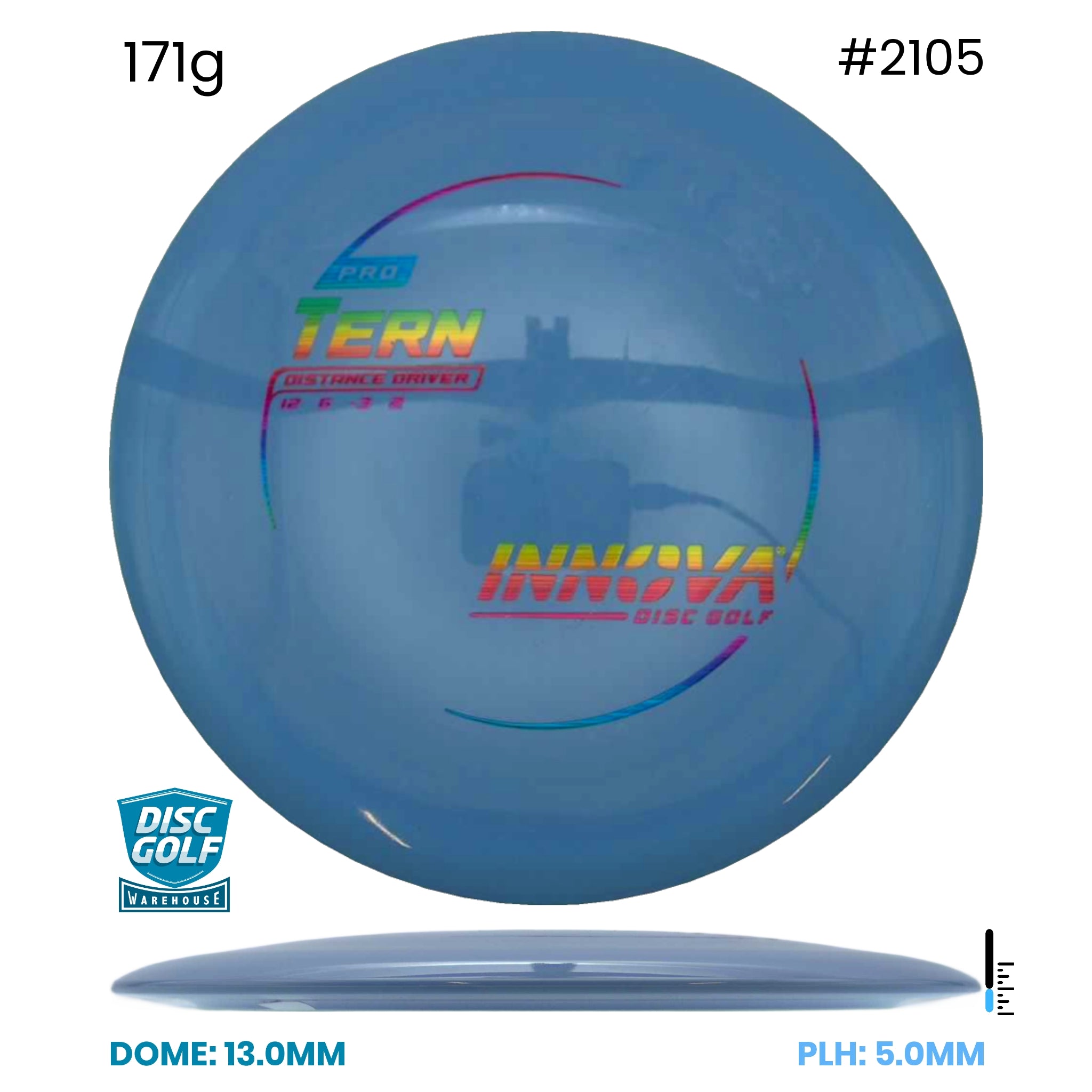 Disc Golf Warehouse Innova Tern - Pro Purple/Rainbow Holo 171g