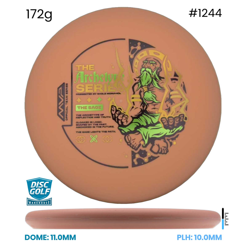 Disc Golf Warehouse Streamline Autopilot - Electron Soft Plastic - Eagle McMahon Archetype Series Orange/Multicolor 172g