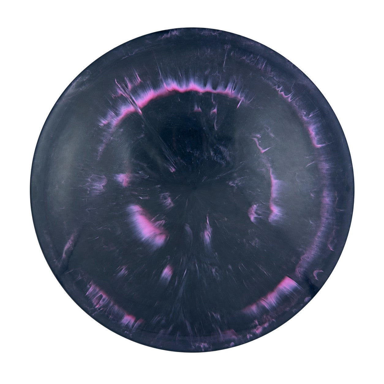 Hyper pink swirlson a Recycled Soft Touch Loop Discs Woner
