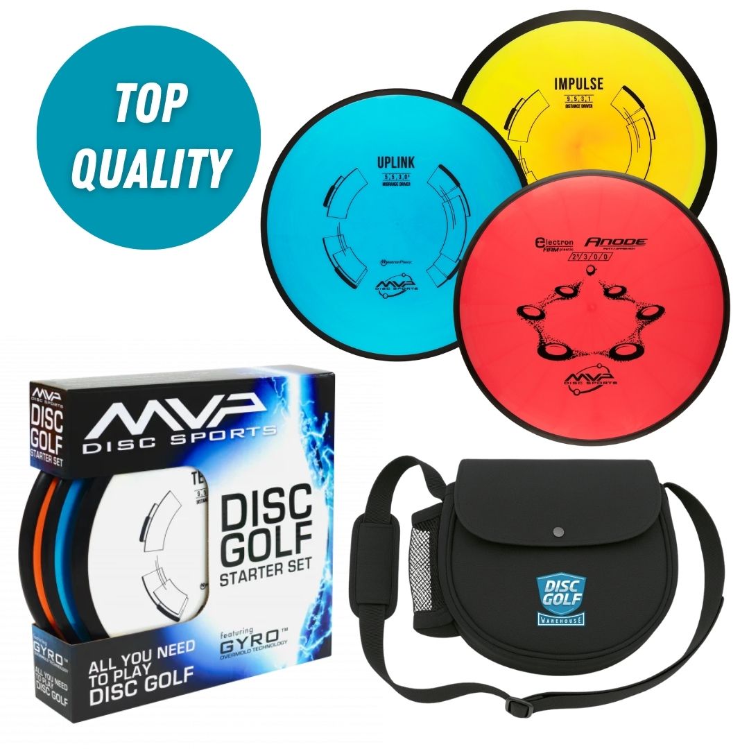 MVP Premium 3 Disc Starter Set with box and DGW Starter Bag, OG Shield โ Impulse, Uplink and Anode discs