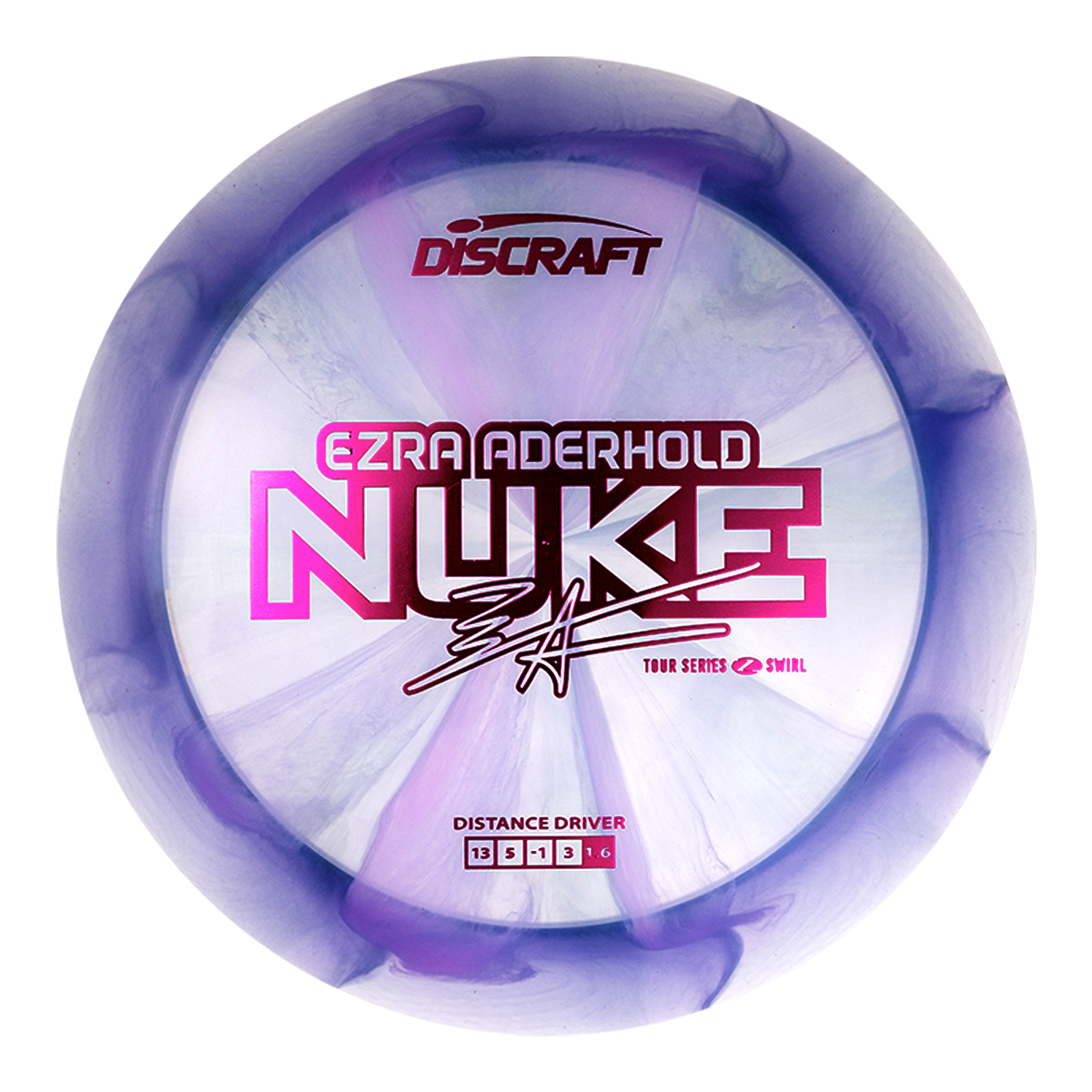 Discraft Nuke - Z Swirl Plastic - Ezra Aderhold 2025 Tour Series