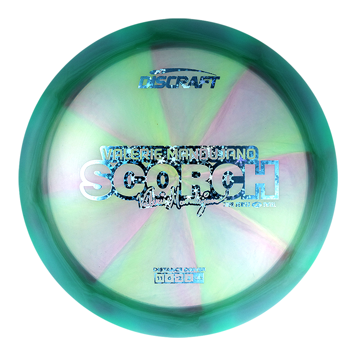 Discraft Scorch - Z Swirl Plastic - Valerie Mandujano 2025 Tour Series