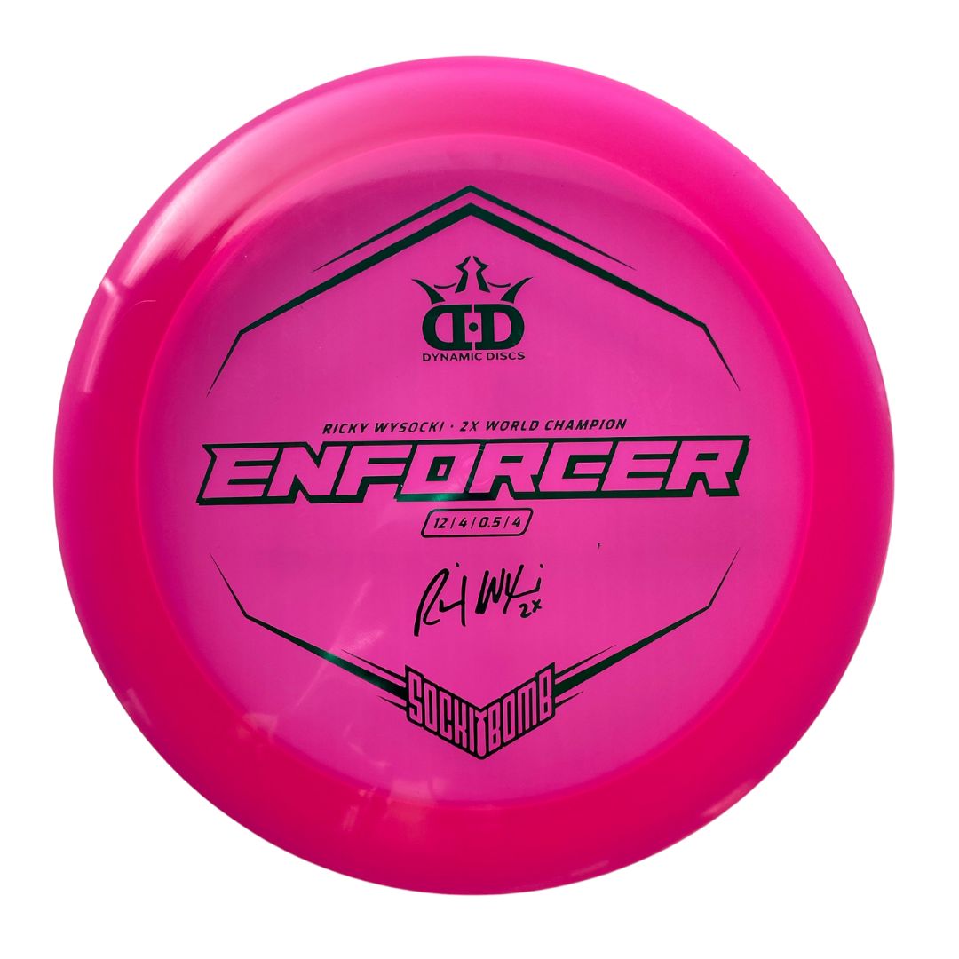 Dynamic Discs Enforcer - Lucid-X Plastic - Sockibomb Stamp